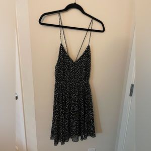 ***Brand New***Forever 21 Black and White Polka Dot Dress